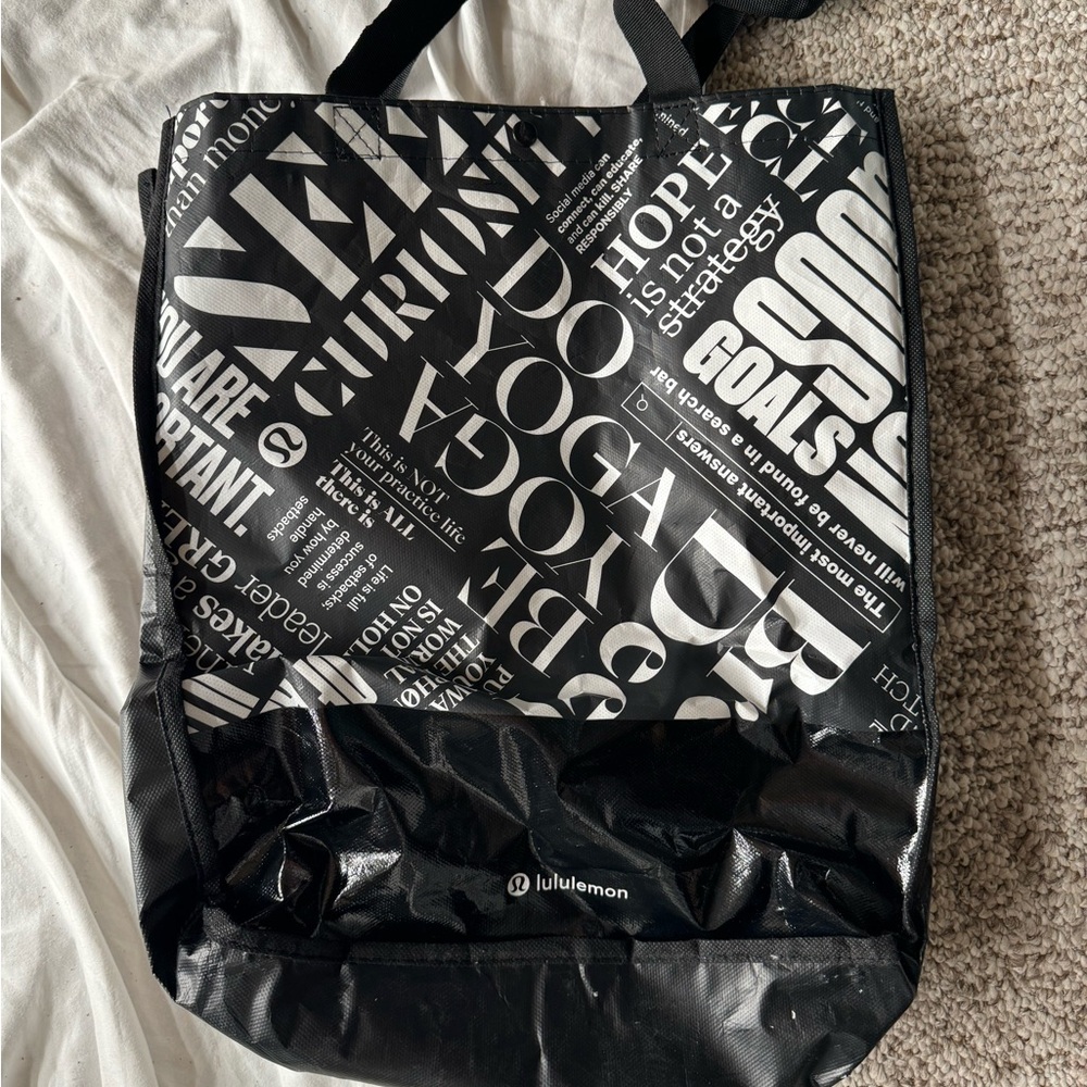 Lululemon Large Reusable Tote Bag